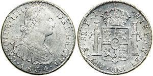 8 Real Bolivia / Vicereame del Río de la Plata (1776 - 1814) Argento Carlo IV di Spagna (1748-1819)