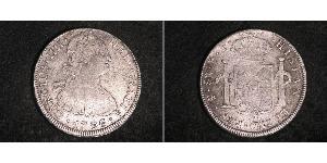 8 Real Bolivia / Vicereame del Río de la Plata (1776 - 1814) Argento Carlo IV di Spagna (1748-1819)