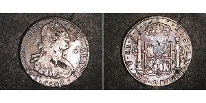 8 Real Bolivia / Vicereame del Río de la Plata (1776 - 1814) Argento Carlo IV di Spagna (1748-1819)