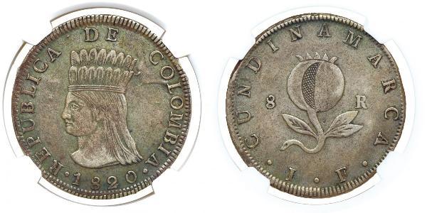 8 Real Colombia Argento 