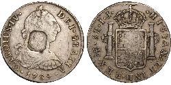 8 Real Impero spagnolo (1700 - 1808) Argento Carlo IV di Spagna (1748-1819)