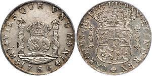 8 Real Perù Argento Carlo III di Spagna (1716 -1788)