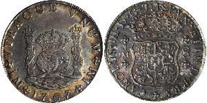 8 Real Perù Argento Carlo III di Spagna (1716 -1788)