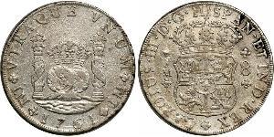 8 Real Perù Argento Carlo III di Spagna (1716 -1788)