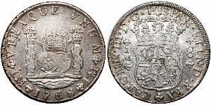 8 Real Perù Argento Carlo III di Spagna (1716 -1788)