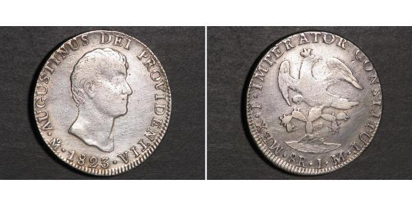 8 Real Primo Impero Messicano (1821 - 1823) Argento 