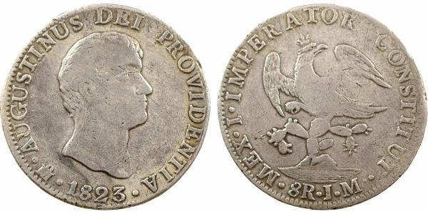 8 Real Primo Impero Messicano (1821 - 1823) Argento 