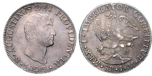8 Real Primo Impero Messicano (1821 - 1823) Argento 