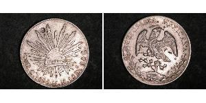 8 Real Second Federal Republic of Mexico (1846 - 1863) Argento 