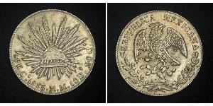 8 Real Second Federal Republic of Mexico (1846 - 1863) Argento 