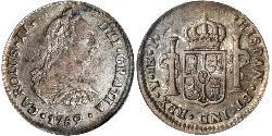 8 Real Vicereame del Río de la Plata (1776 - 1814) Argento Carlo IV di Spagna (1748-1819)