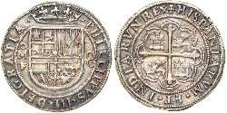 8 Real Vicereame della Nuova Spagna (1519 - 1821) Argento Filippo III di Spagna (1578-1621)