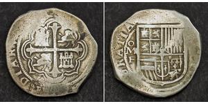 8 Real Vicereame della Nuova Spagna (1519 - 1821) Argento 