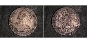 8 Real Bolivia Plata Carlos III de España (1716 -1788)