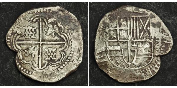 8 Real Bolivia Plata Felipe IV de España (1605 -1665) / Felipe III de España (1578-1621)