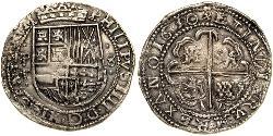 8 Real España / Bolivia / Virreinato del Perú (1542 - 1824) Plata Felipe IV de España (1605 -1665)