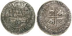 8 Real Bolivia / Virreinato del Perú (1542 - 1824) Plata Felipe IV de España (1605 -1665)