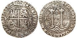 8 Real Bolivia / Virreinato del Perú (1542 - 1824) Plata Felipe IV de España (1605 -1665)