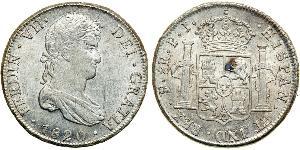 8 Real Bolivia / Virreinato del Río de la Plata (1776 - 1814) Plata Fernando VII de España (1784-1833)