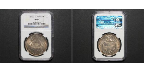 8 Real Estados Unidos Mexicanos (1846 - 1863) Plata 