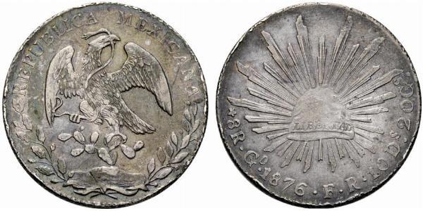 8 Real Estados Unidos Mexicanos (1846 - 1863) Plata 