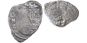 8 Real México Plata Carlos II de España (1661-1700)