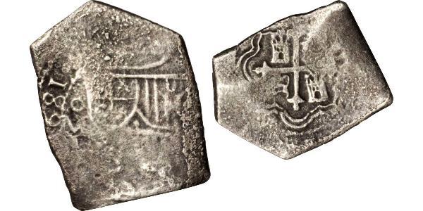 8 Real México Plata Carlos II de España (1661-1700)