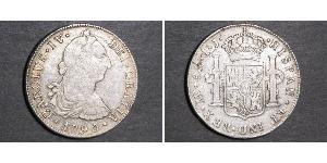 8 Real Perú Plata Carlos III de España (1716 -1788)
