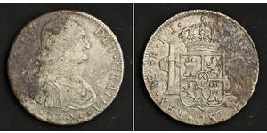 8 Real Perú Plata Carlos IV de España (1748-1819)