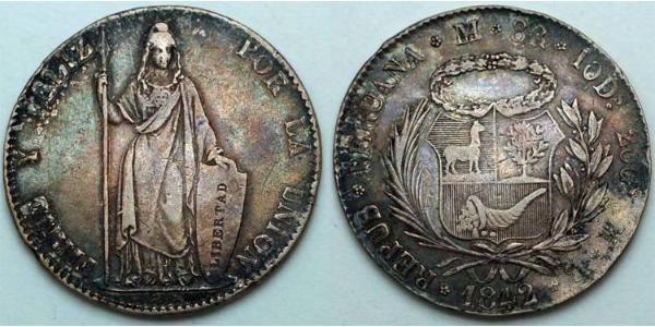 8 Real Perú Plata 