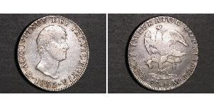 8 Real Primer Imperio Mexicano (1821 - 1823) Plata 