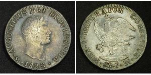 8 Real Primer Imperio Mexicano (1821 - 1823) Plata 