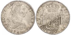 8 Real Virreinato de Nueva España (1519 - 1821) Plata Carlos III de España (1716 -1788)