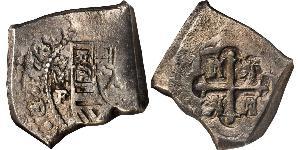 8 Real Virreinato de Nueva España (1519 - 1821) Plata Felipe V de España (1683-1746)