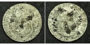 8 Real Virreinato de Nueva España (1519 - 1821) Plata Carlos III de España (1716 -1788)