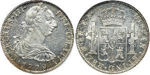 8 Real Virreinato de Nueva España (1519 - 1821) Plata Carlos III de España (1716 -1788)