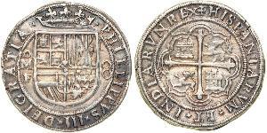 8 Real Virreinato de Nueva España (1519 - 1821) Plata Felipe III de España (1578-1621)