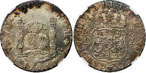 8 Real Virreinato de Nueva España (1519 - 1821) Plata Carlos III de España (1716 -1788)