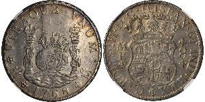 8 Real Virreinato de Nueva España (1519 - 1821) Plata Carlos III de España (1716 -1788)