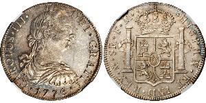 8 Real Virreinato de Nueva España (1519 - 1821) Plata Carlos III de España (1716 -1788)