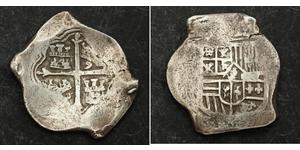 8 Real Virreinato de Nueva España (1519 - 1821) Plata 