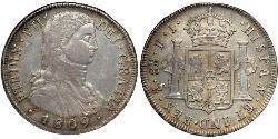 8 Real  Plata Fernando VII de España (1784-1833)