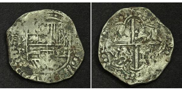 8 Real Bolivien Silber Philip IV. von Spanien (1605 -1665) / Philipp III. von Spanien (1578-1621)