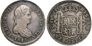 8 Real Chile Silber Ferdinand VII. von Spanien (1784-1833)