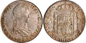 8 Real Guatemala / Spanish Colonies Silber Ferdinand VII. von Spanien (1784-1833)