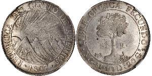 8 Real Guatemala / Zentralamerikanische Konföderation (1823 - 1838) Silber 