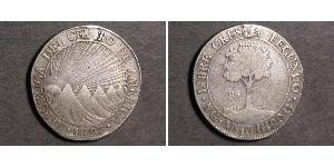 8 Real Guatemala / Zentralamerikanische Konföderation (1823 - 1838) Silber 