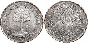 8 Real Guatemala / Zentralamerikanische Konföderation (1823 - 1838) Silber 