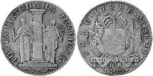 8 Real Peru Silber 