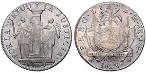 8 Real Peru Silber 